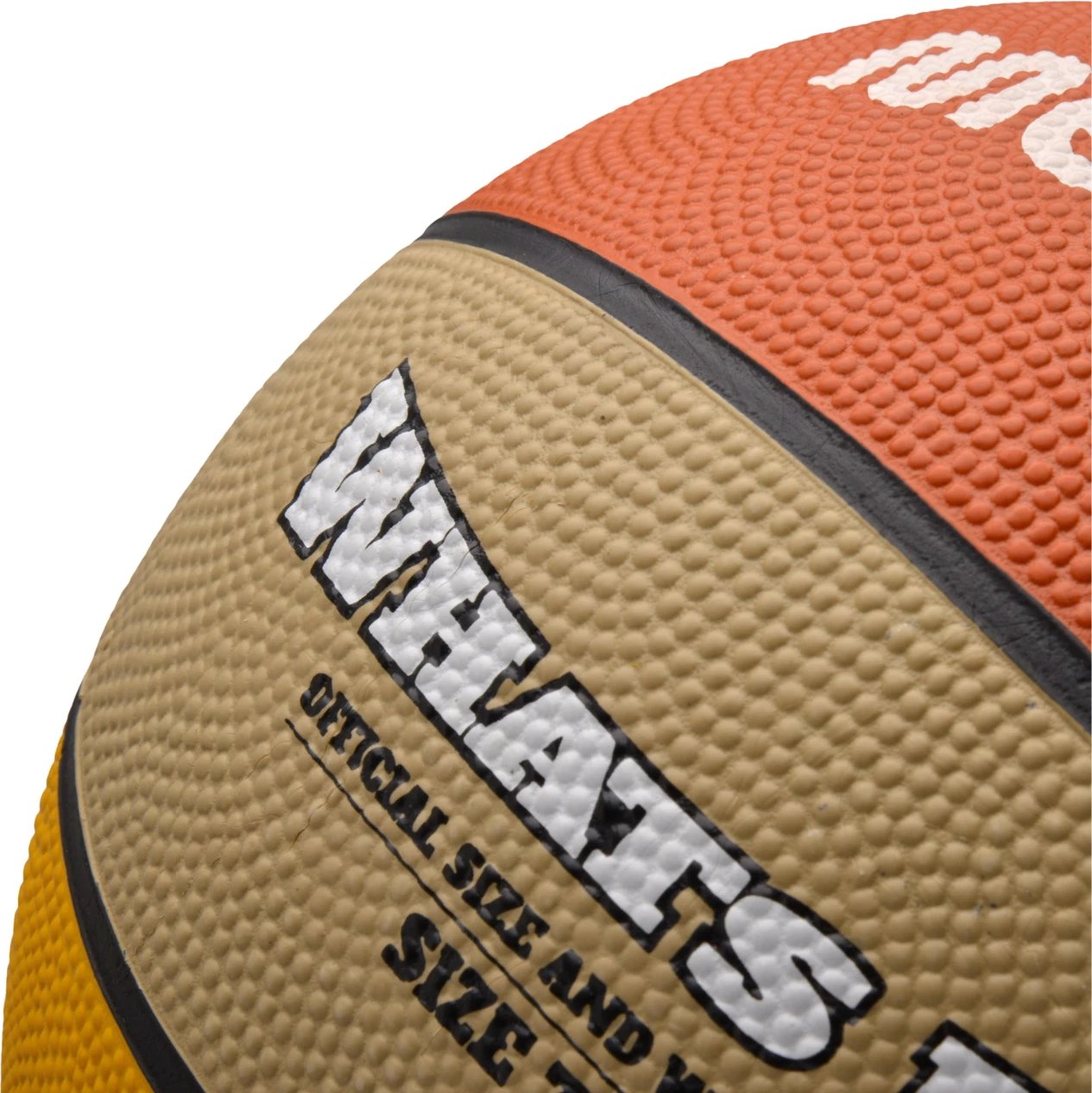 Top basketbolli Meteor, portokalli-bezhë