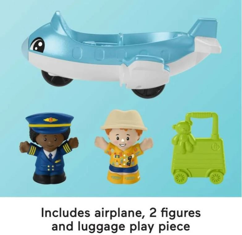 Set lodrash Fisher-Price Little People Airport HTJ26, plastikë, për fëmijë 1-5 vjeç