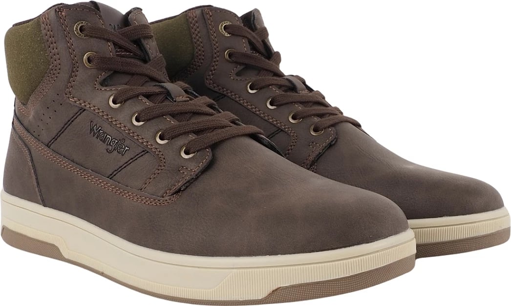 Këpucë për meshkuj Wrangler, kafe të errëta