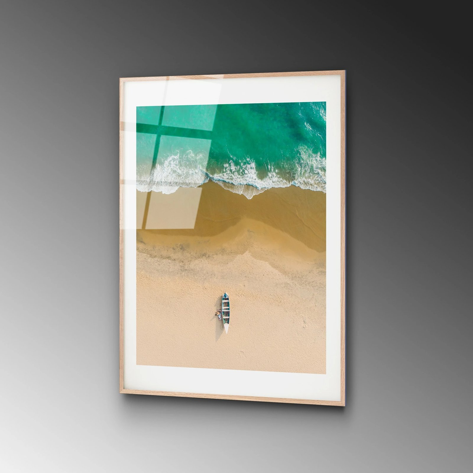 Pikturë dekorative prej xhami të temperuar, Wallity, UV-1072, 30x45cm