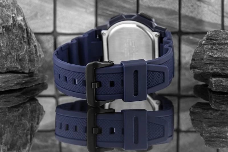 Orë dore për meshkuj Casio, navy blue