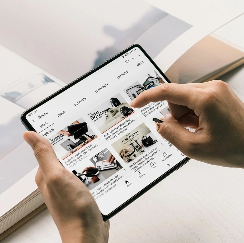 Mbrojtës ekrani Ringke Dual Easy për Samsung Galaxy Z Fold 5, set