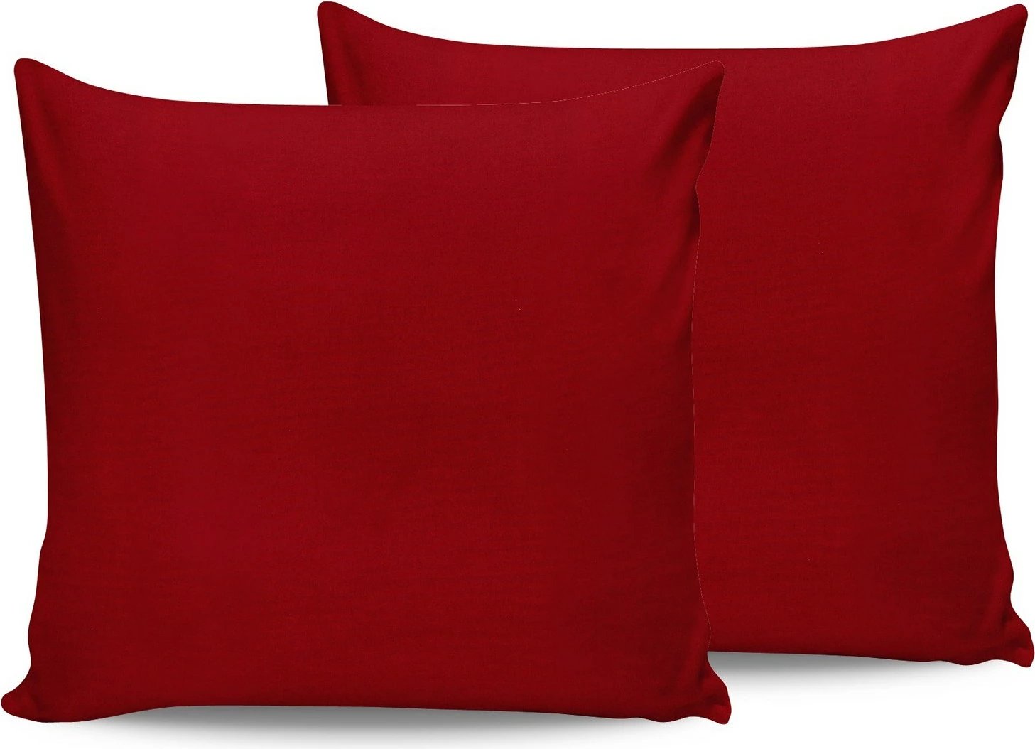 Set këllëfësh jastëku (2 copë), ngjyrë e kuqe e errët, L'essentiel