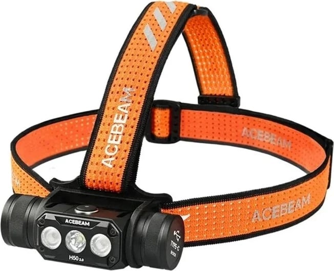 Dritë koke AceBeam H50 2.0, LED, portokalli