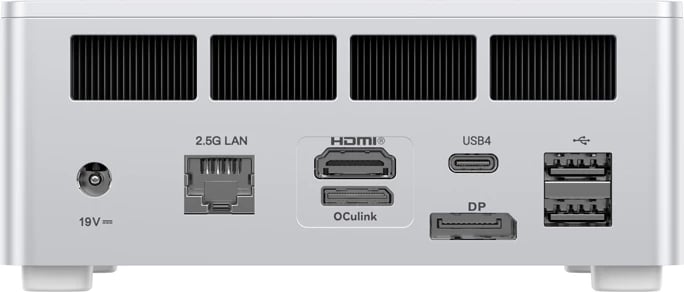 Kasë Mini PC Minis Forum UM870 Plus, Ryzen 7 8745H, 32 GB RAM, 1 TB SSD, Argjendtë