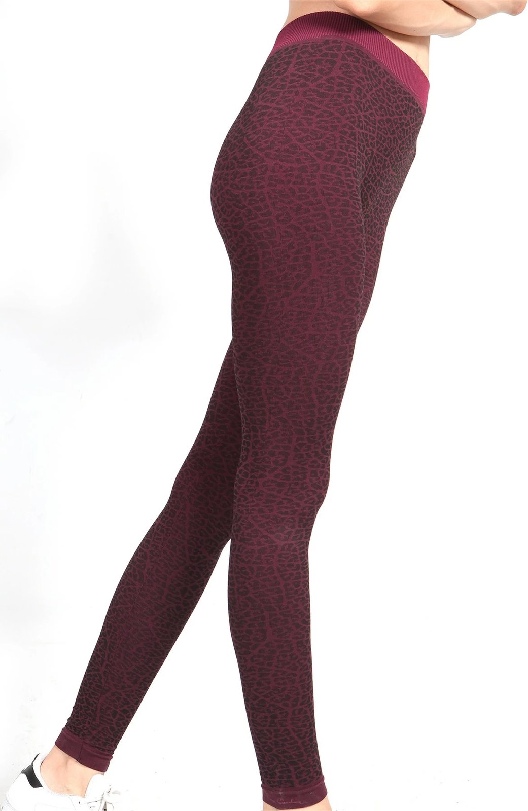 Tuta të ngushta Jumeon, ngjyrë e kuqe e errët dhe e zezë, 230-000545