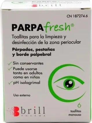 Letra të lagura për sy HYLO Parpafresh 6 copë