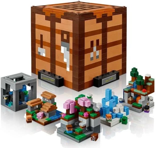 Set LEGO Minecraft Tavolina e Punës 21265, 1195 pjesë, për të rritur
