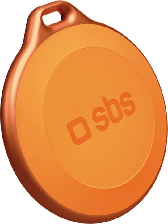 Gjurmues universal, SBS Track My Tag, Bluetooth deri 50 m, alarm 90–100 dB, IP65, portokalli, 1 copë