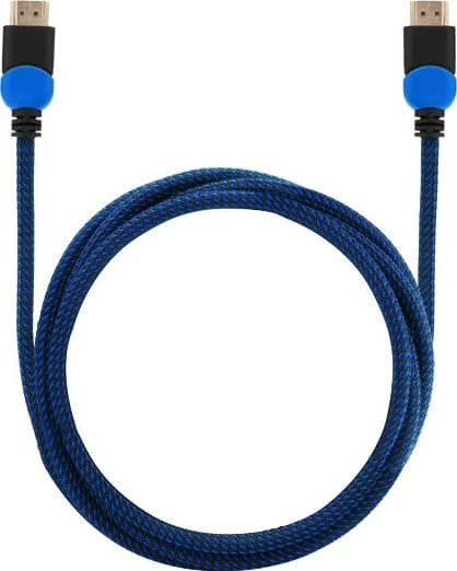 Kabllo HDMI Savio GCL-05, 3m, 2.0, Najlon, Zezë/Blu