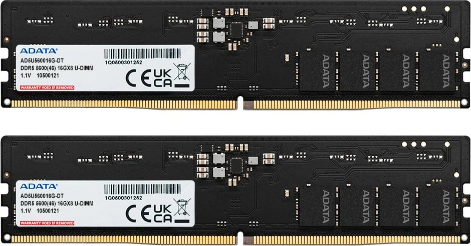 RAM Memorje ADATA Premier Tray 64GB (2x32GB) DDR5 5600MHz, e zezë
