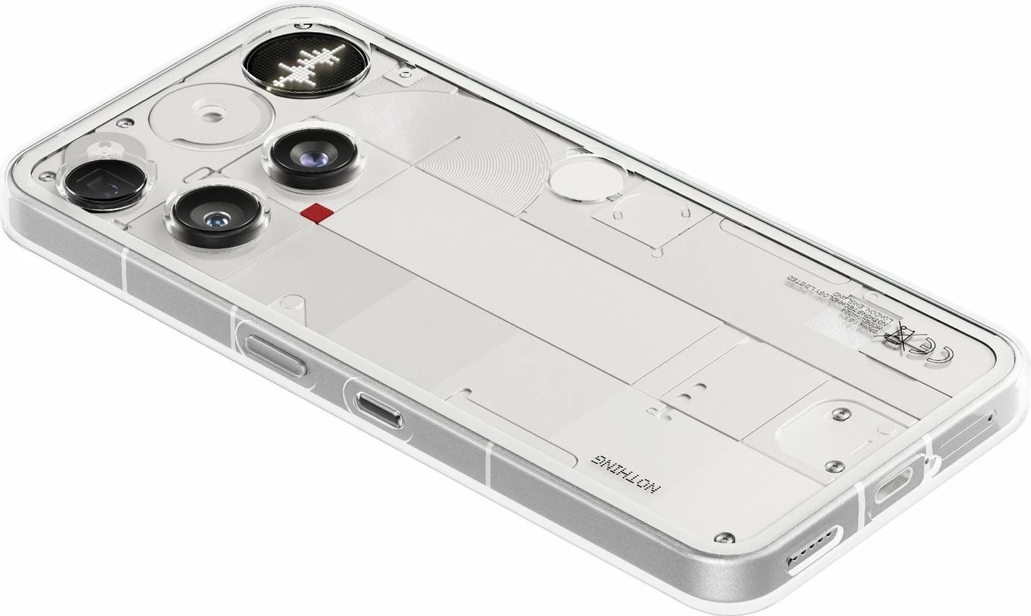 Celular Nothing Phone (3) 5G, 12/256GB, bardhë