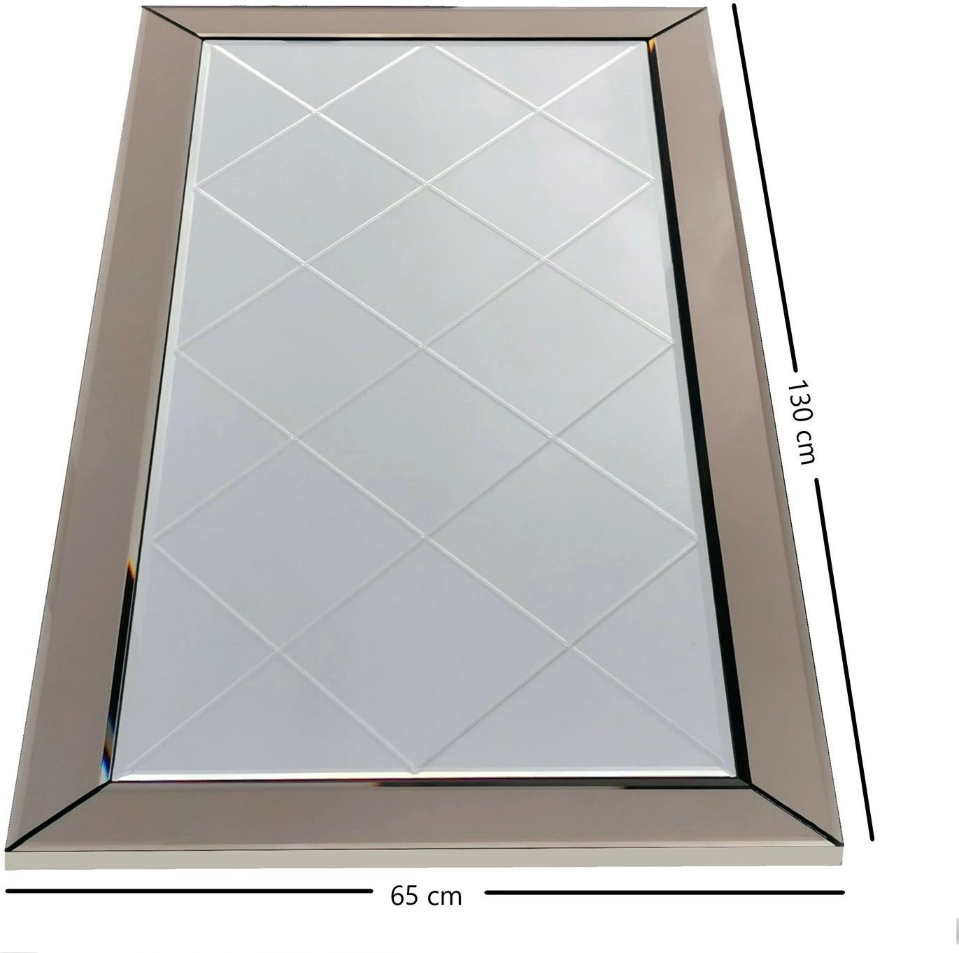 Pasqyrë Hanah Home, bronzie, A330D, 65x130cm