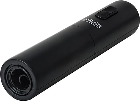 Hapëse verë elektrike, Adler AD 4509, me prerës foljeje dhe tapë mbyllëse, për tapa 20-24 mm, me 4xAA, e zezë, set