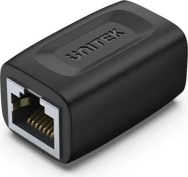 Adapter rrjeti UNITEK A1026BK, RJ-45 në RJ-45, Cat6, e zezë