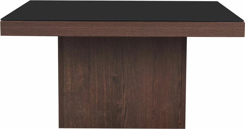 Tavolinë kafeje Nuez, ngjyrë arre e zezë, 79x79x40cm