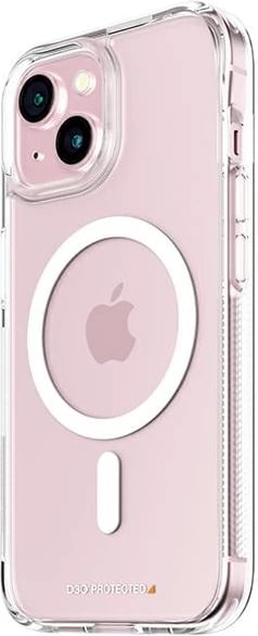 Mbështjellës PanzerGlass HardCase me MagSafe, D3O, për iPhone 15/14/13, Transparent