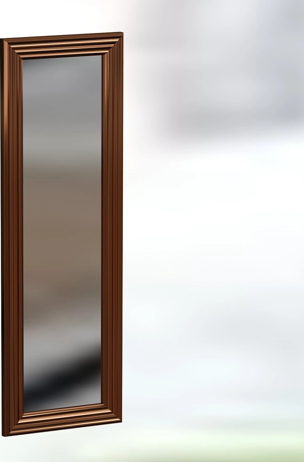 Pasqyrë me kornizë bronzi, Hanah Home, Boos