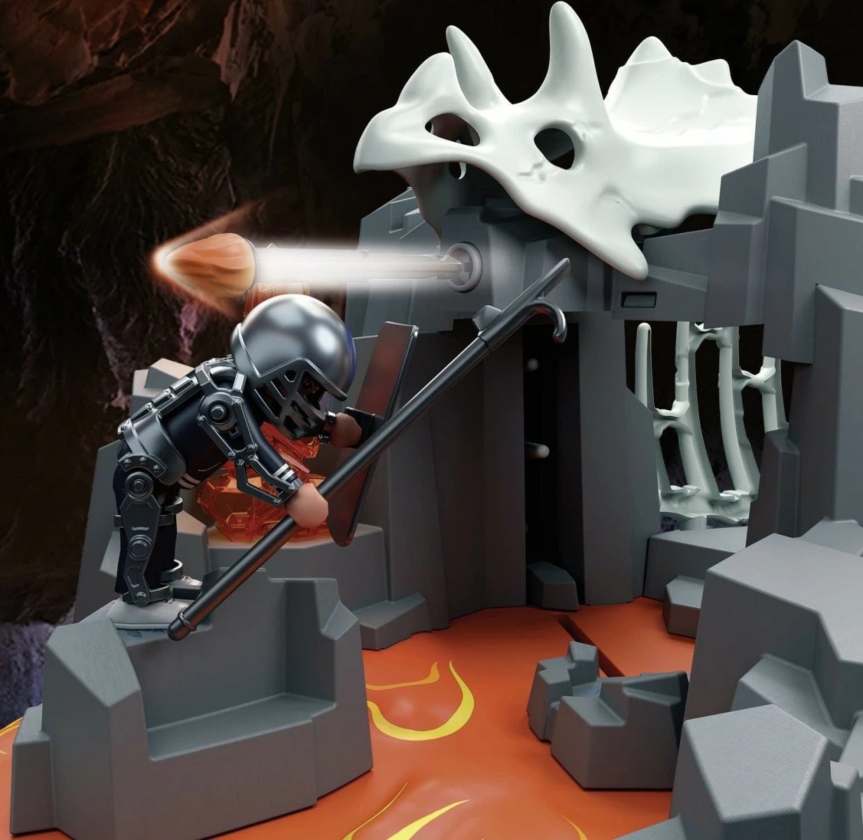 Set lodrash Playmobil DINO Rise 70926 Lava Source Guardians, 43 pjesë