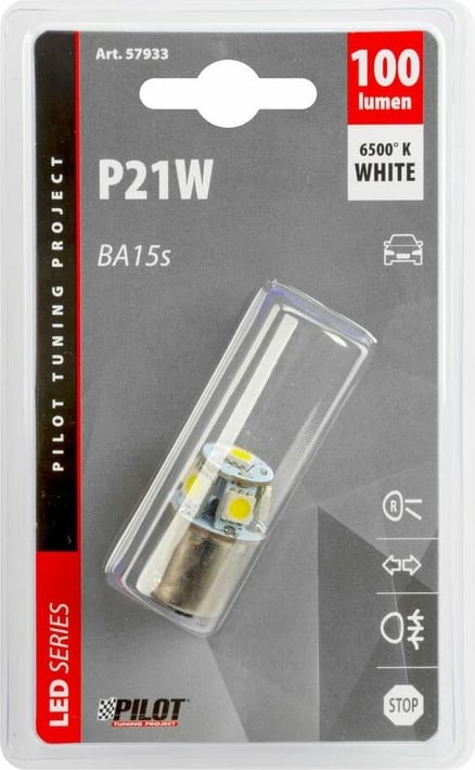 Lampa Led-hyper 12v 18-6smd Ba15s Blister