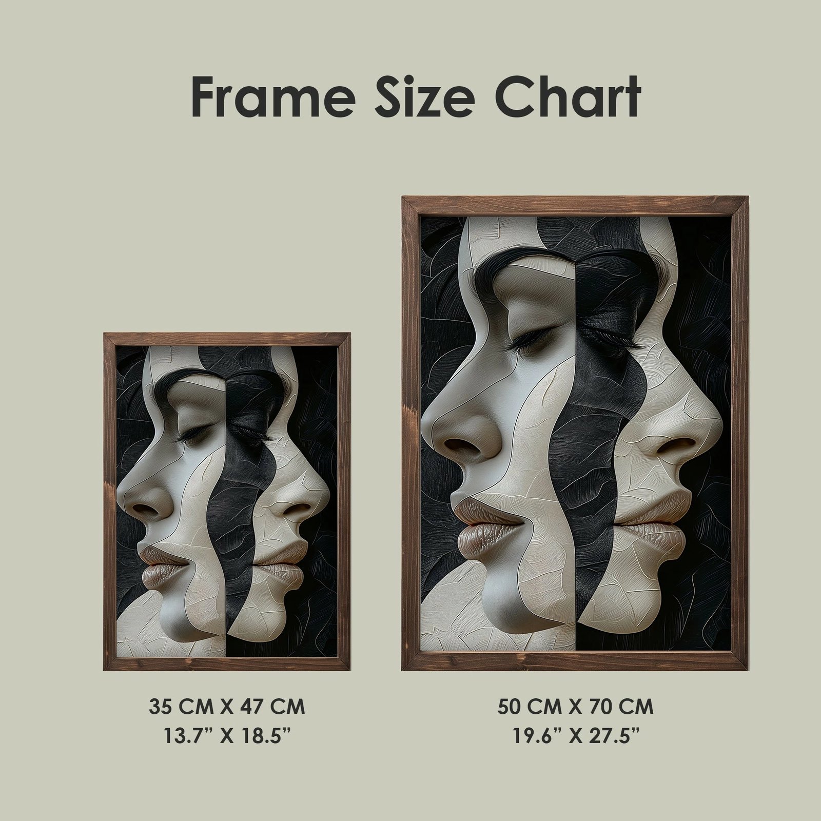 Pikturë dekorative me kornizë MDF, Wallity, TUN078-XL, shumëngjyrëshe, 50x70x3.5cm