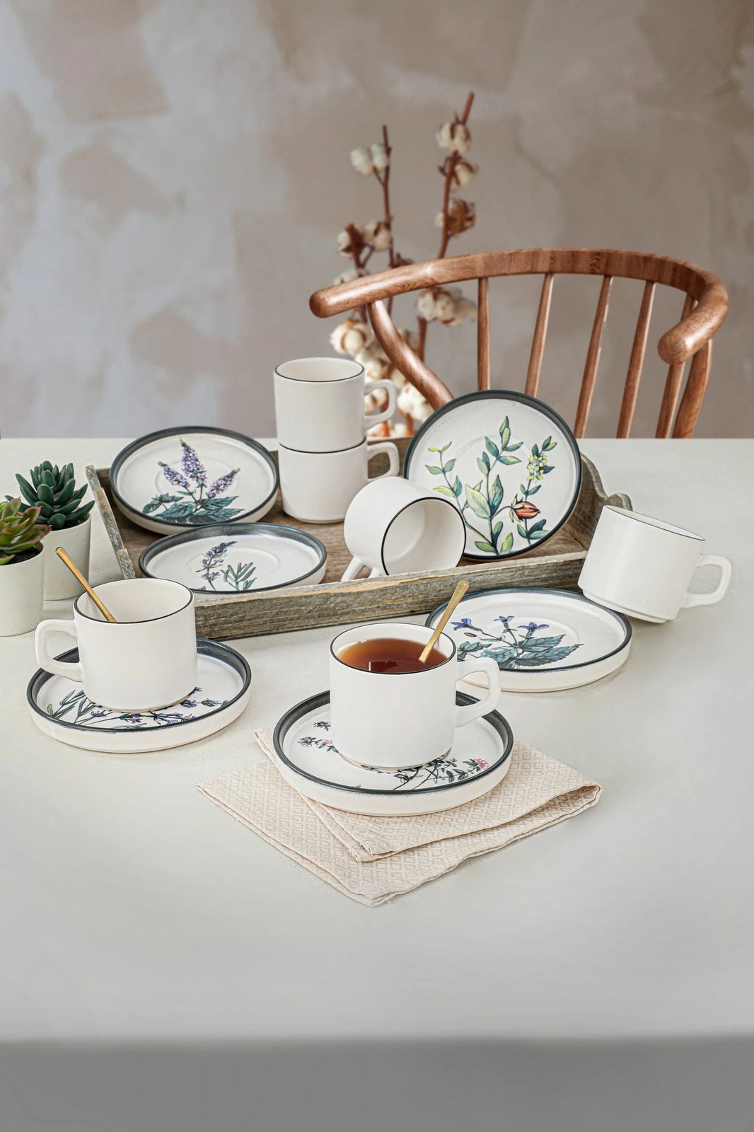 Set filxhanash për kafe (12 copë), Hermia, TC038312F022A29DM00MATCS00