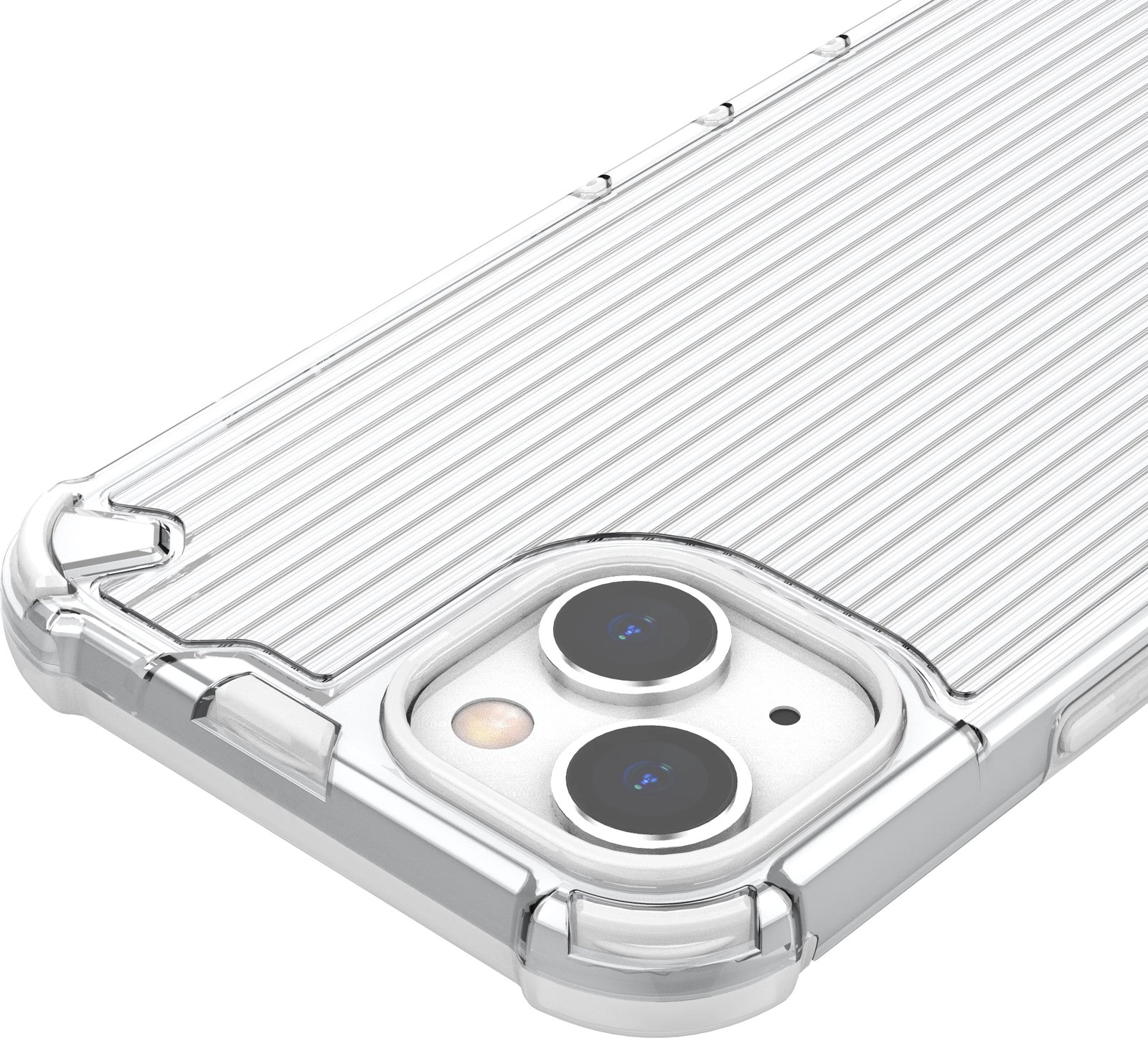 Mbështjellës Hurtel Ombre Protect Case për iPhone 14 Plus, rozë-kaltër