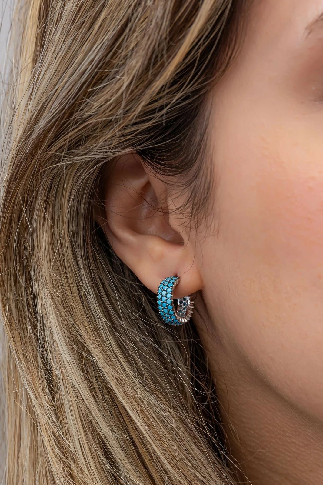 Vathë argjendi Jumeon, ngjyrë rozë ari dhe kaltër, NRZ999589