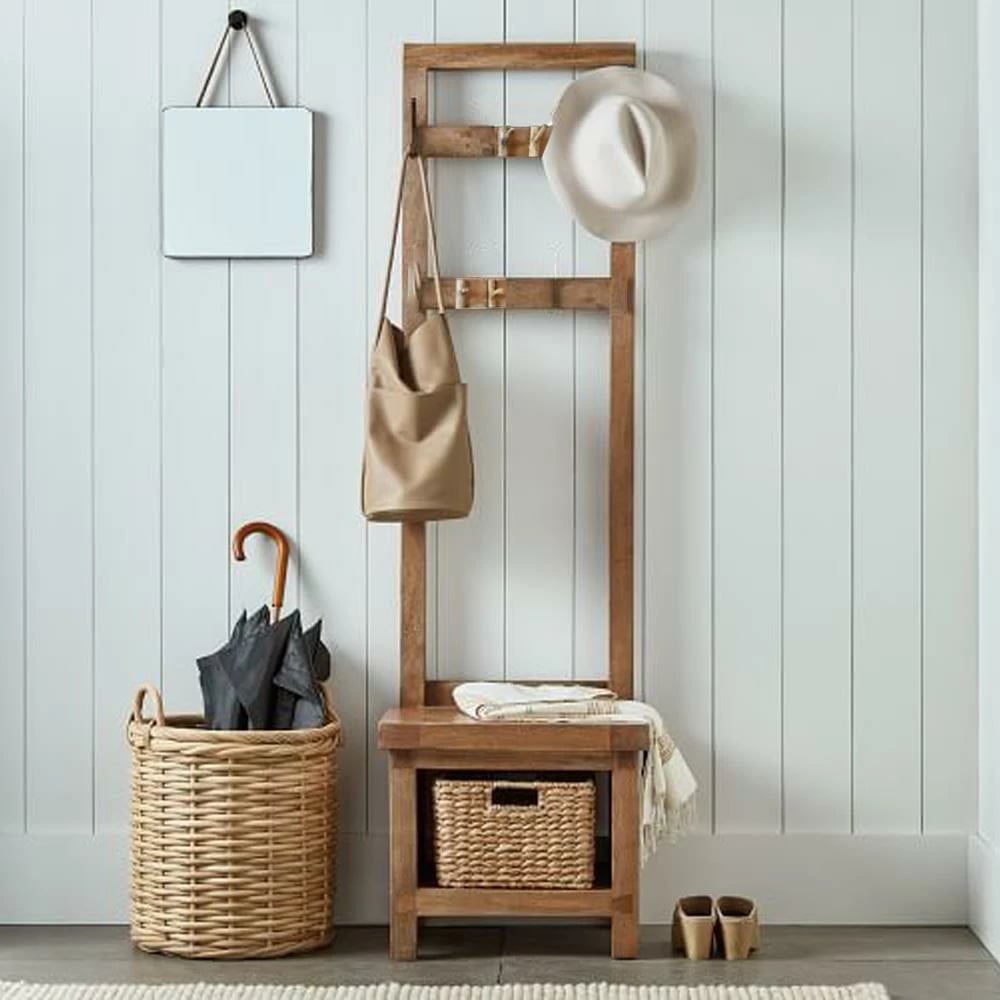 Raft organizues nextdeco me rafte, dru mahogany, H170xW49xD46cm