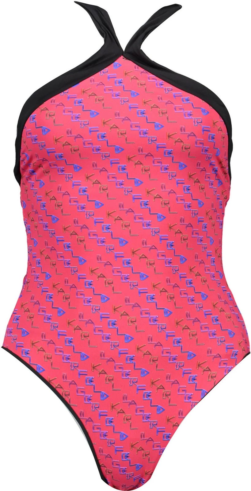 Bikine një pjesë KARL LAGERFELD BEACHWEAR femra, të kuqe