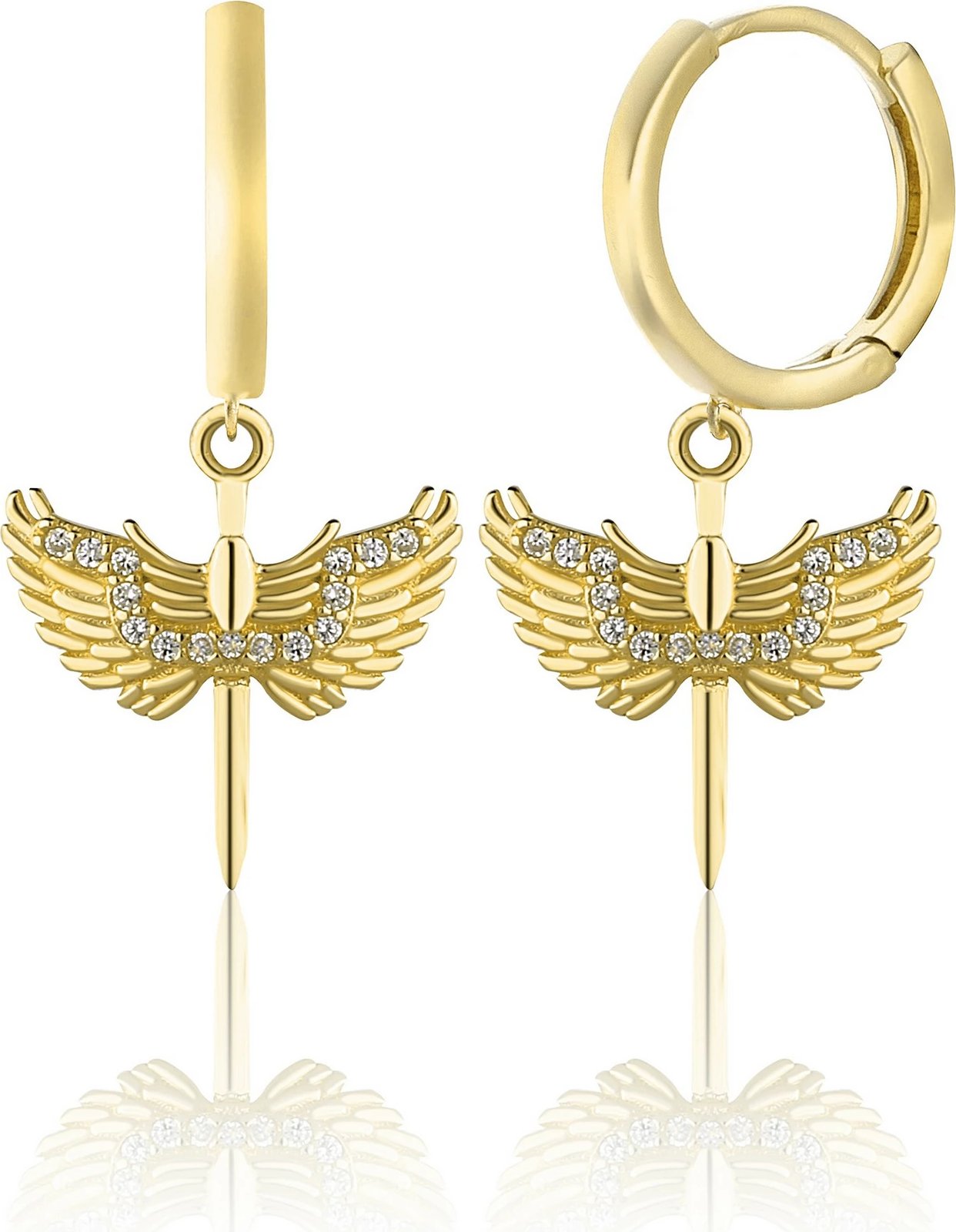 Vathë të artë me gurë zirkon, Jumeon, ALK2270BS