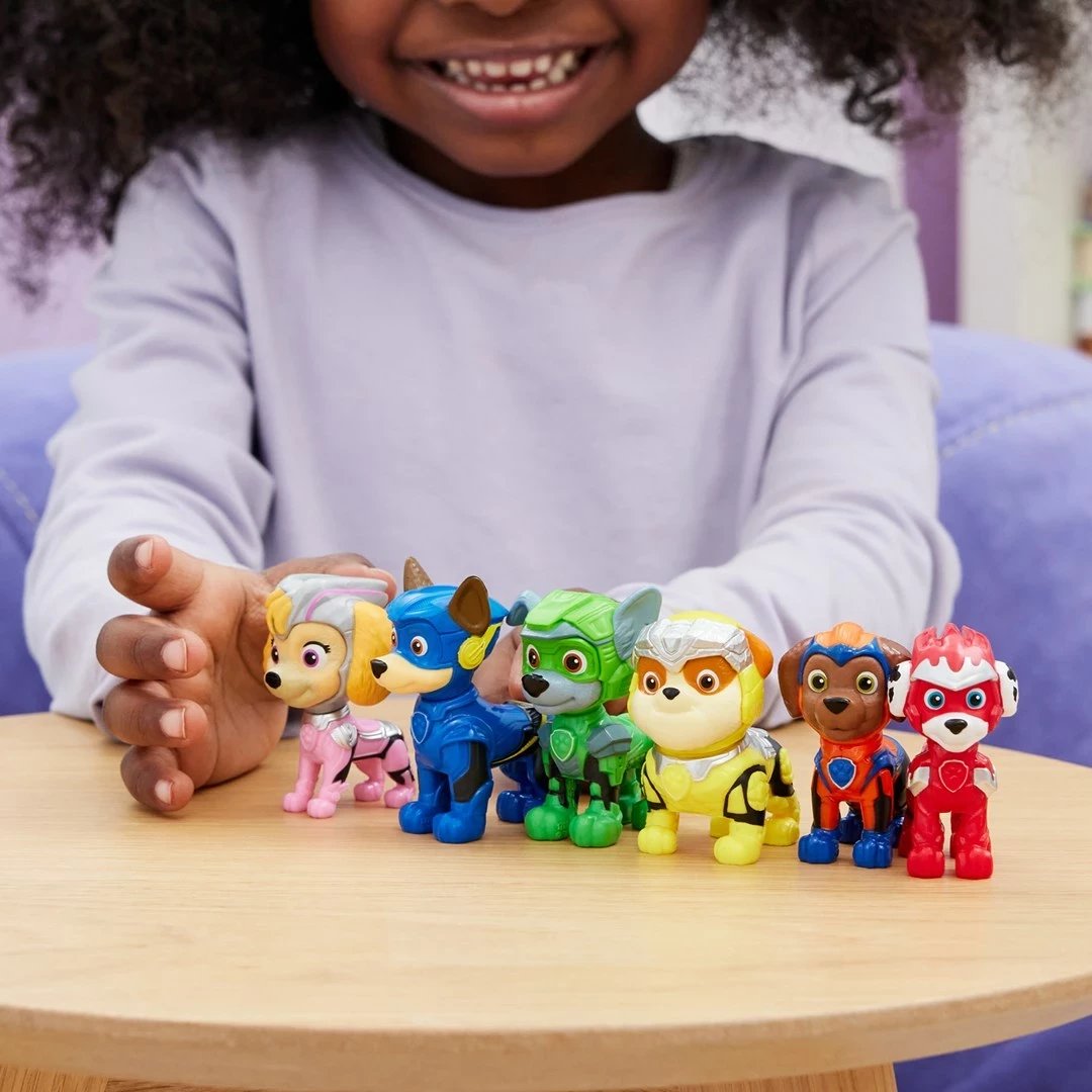Figurina PAW Patrol: The Mighty Movie, set dhuratë, shumëngjyrëshe