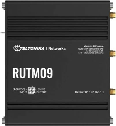 Router LTE Teltonika RUTM09, Cat6, 2xSIM, 4xGbE, GNSS, i zi