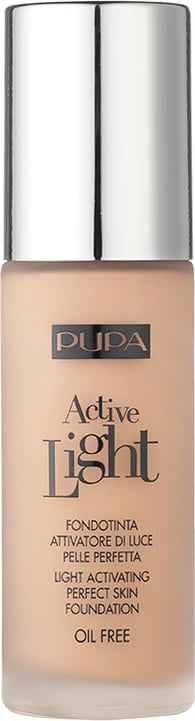 Fondatinë për femra Pupa Milano Active Light Perfect Skin Foundation SPF10 Oil-Free 030 Natural Beige, 30ml