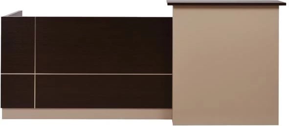 Zyrë pritjeje 240x82 wenge/bezh FH2068.01 240x82x105cm