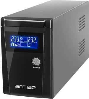 UPS Armac Line-In 650VA Office Pure Sine Wave LCD2, kasë metalike, e zezë