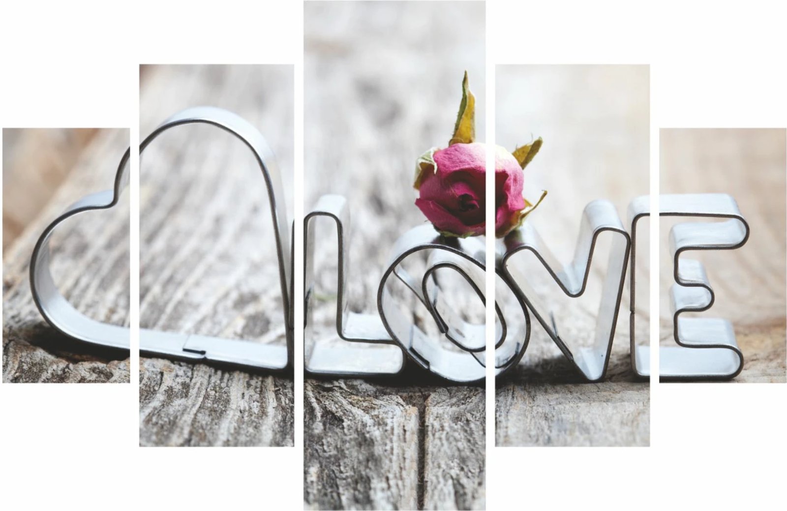 Pikturë dekorative MDF, 5 pjesë, Wallity, ST093