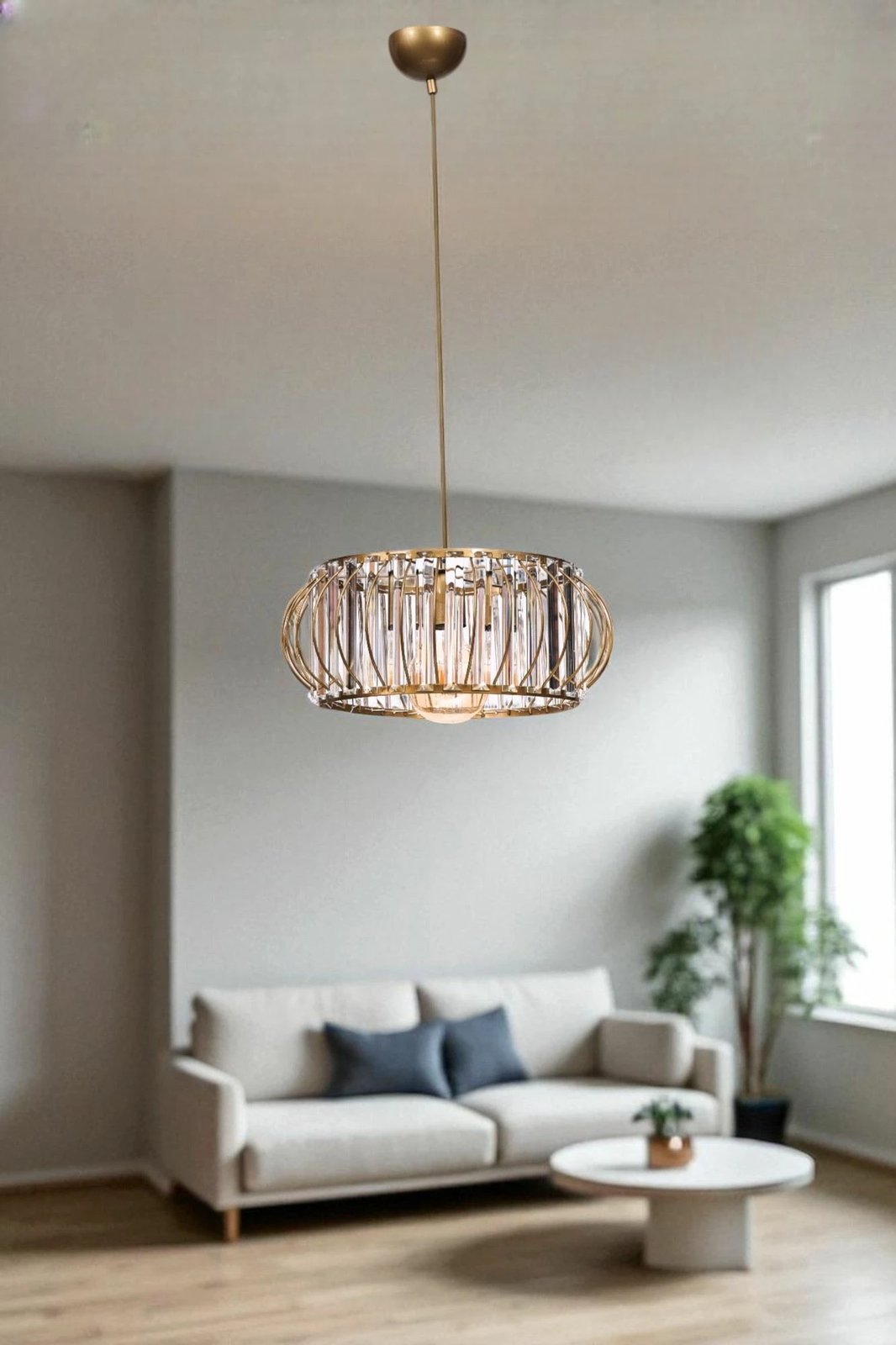 Llambë tavani Opviq, ngjyrë ari, 9043-7