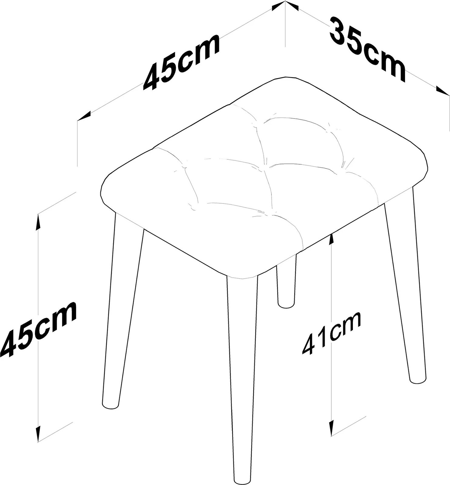 Karrige për bar Skye Decor, e bardhë, BM101 - 3813