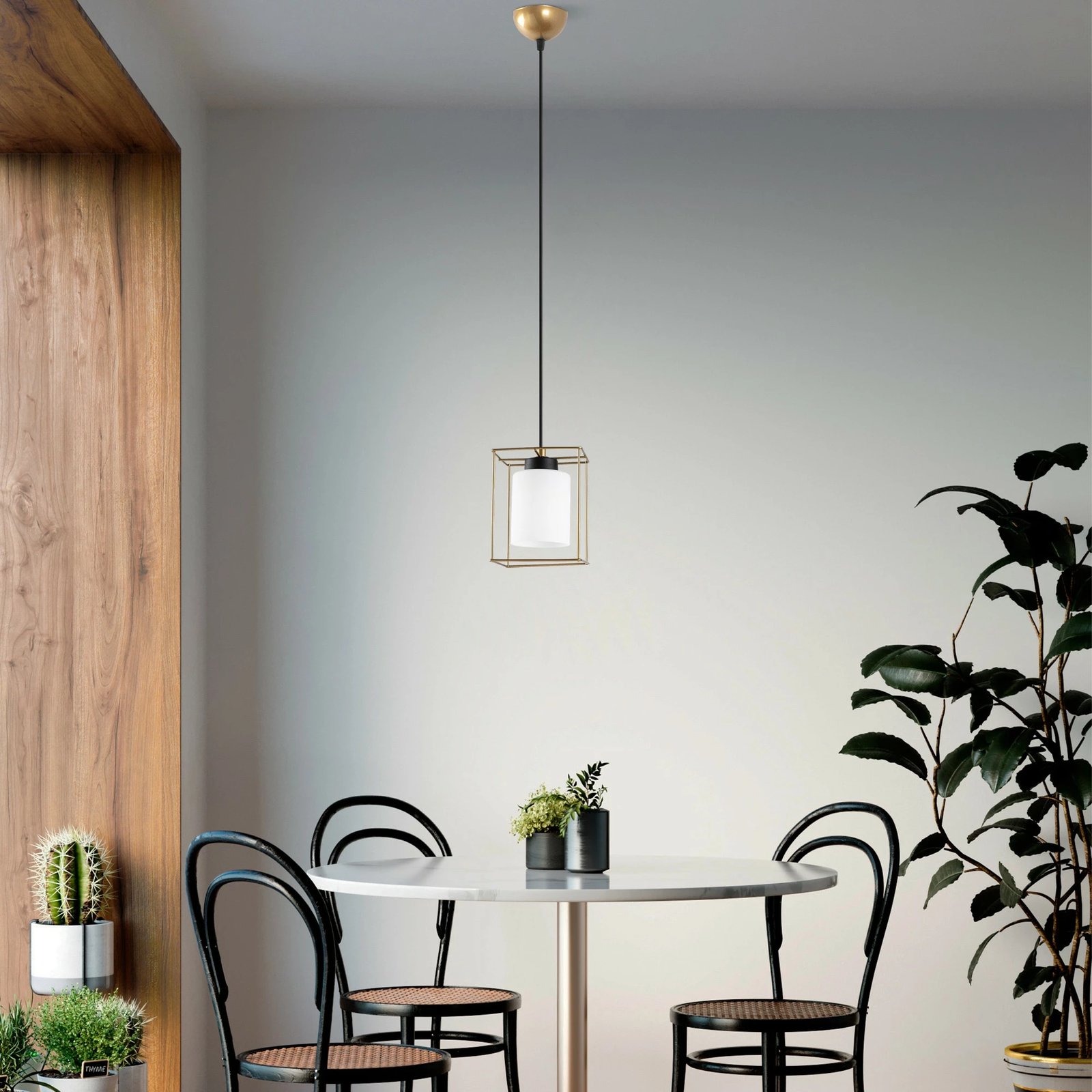 Llambë tavani Opviq Swank - 702 - 6, ngjyrë ari