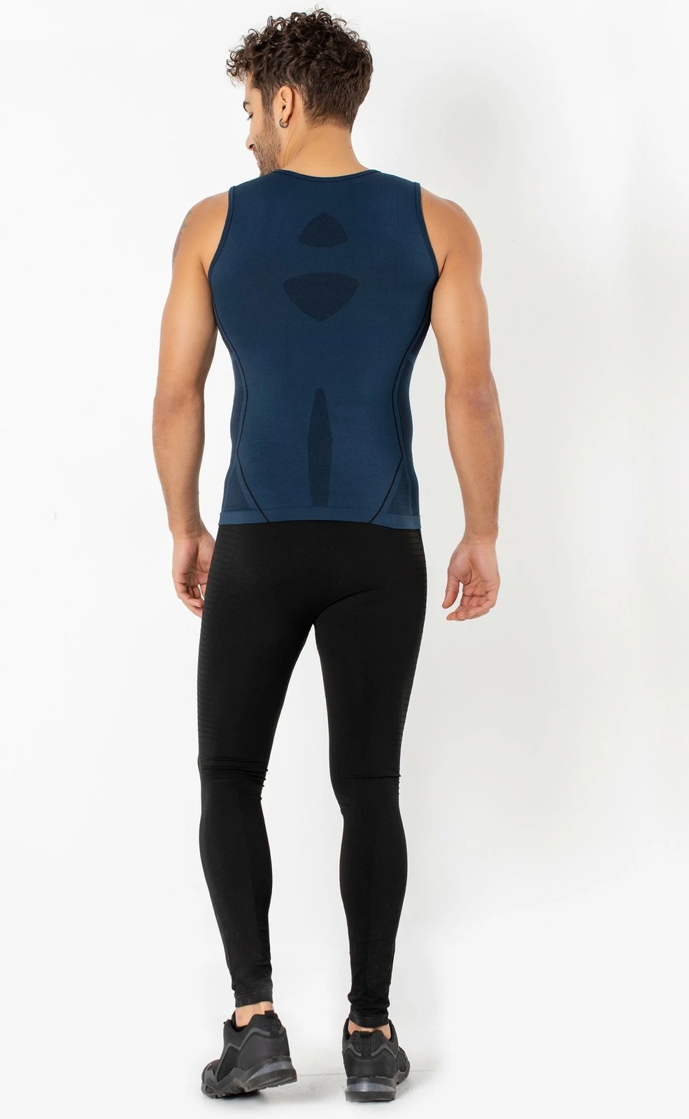 Fanellë e brendshme për meshkuj, ngjyrë e kaltër e errët, Jumeon, 001-001357003