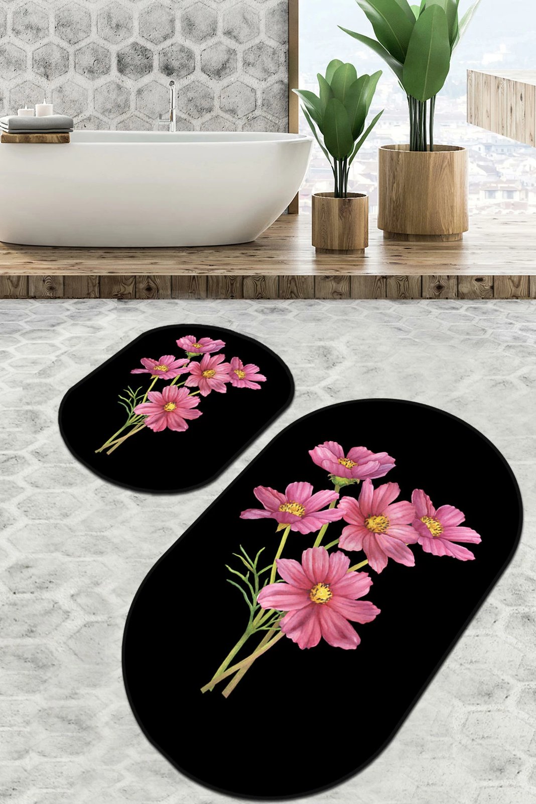 Set tapetash për banjo (2 copë), Mijölnir, Sitivo Djt, ngjyrë e zezë