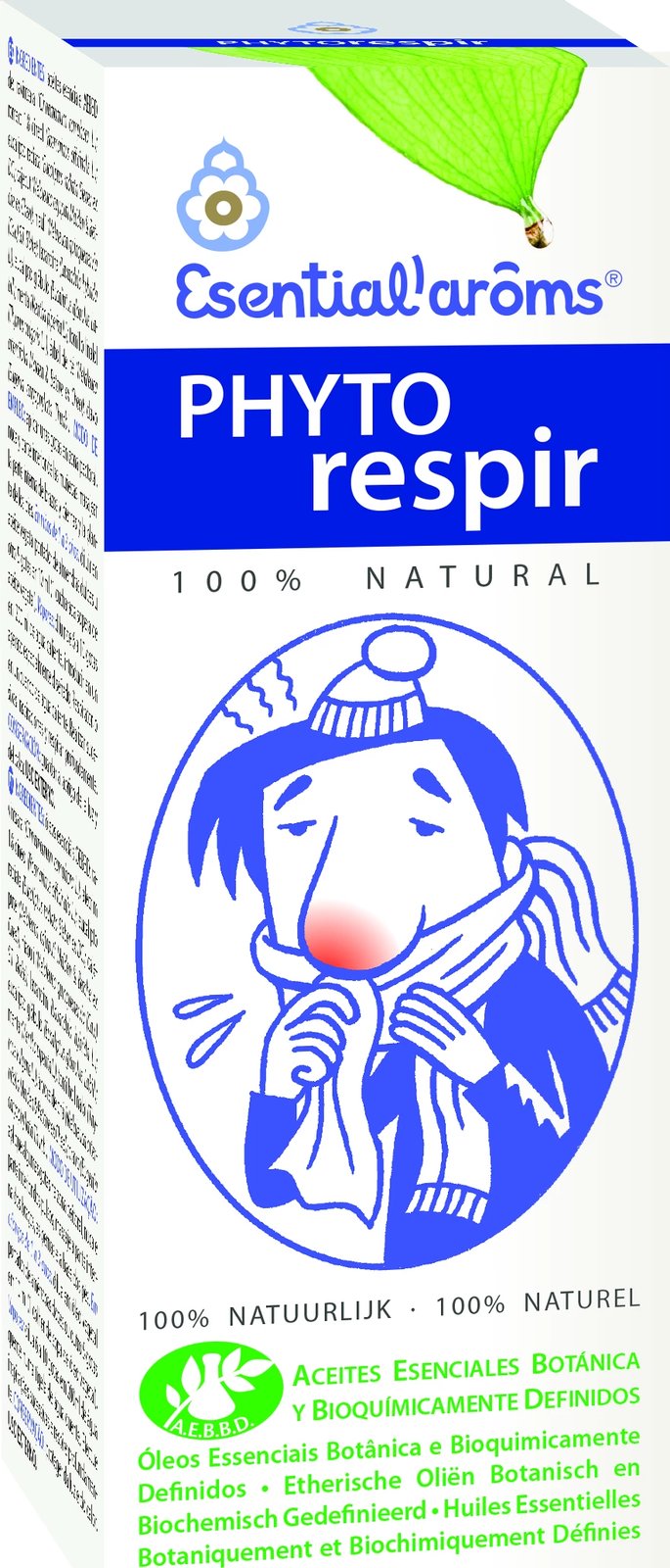 Inhalator natyral Esential A Phytorespir unisex 4 copë, 30ml