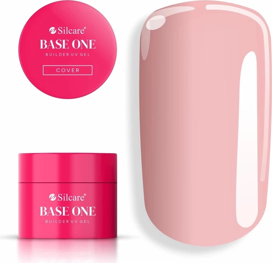 Xhel ndërtues për thonj Silcare Base One Cover për femra, Cover, 15g