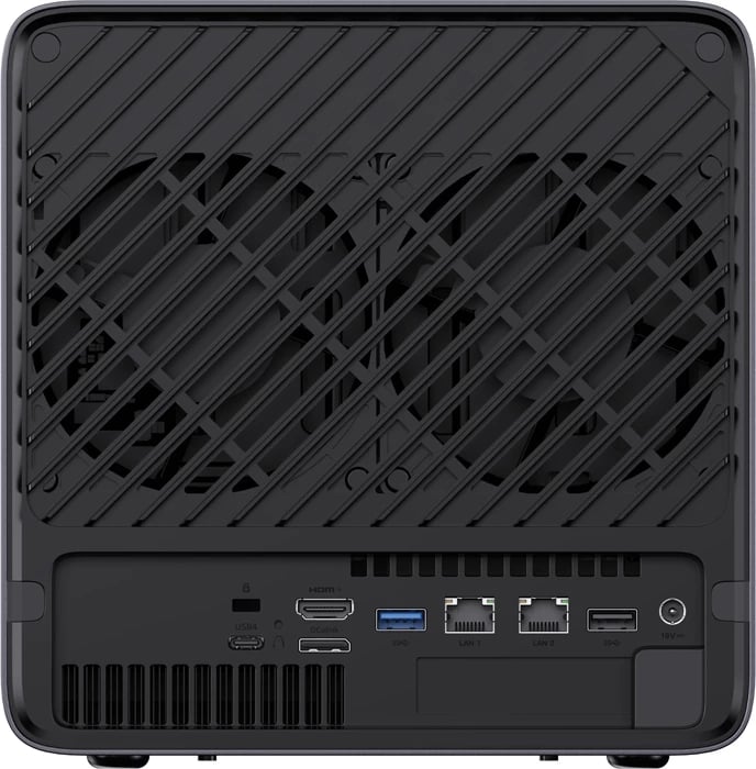 Kompjuter mini NAS, Minis Forum NAS N5 Pro, AMD Ryzen AI 9 HX Pro 370, 32GB RAM 128GB SSD, 5 vende për HDD, 10GbE