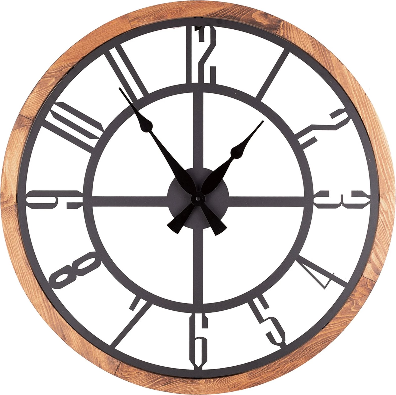 Orë muri dekorative metalike Wallity, Bunella, e zezë-dru lis