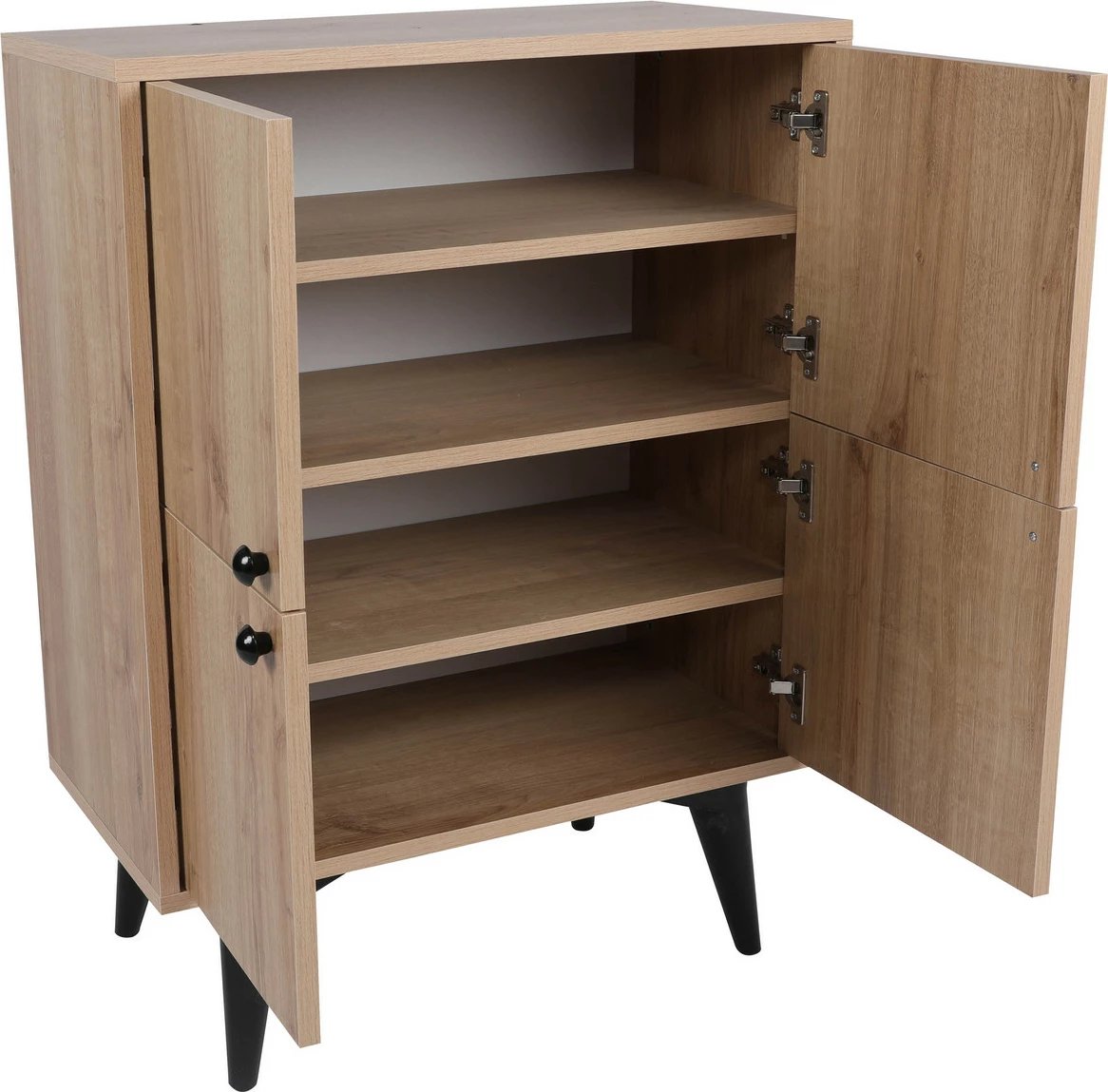 Dollap multifunksional Skye Decor, Senegal, ngjyrë lisi dhe e zezë