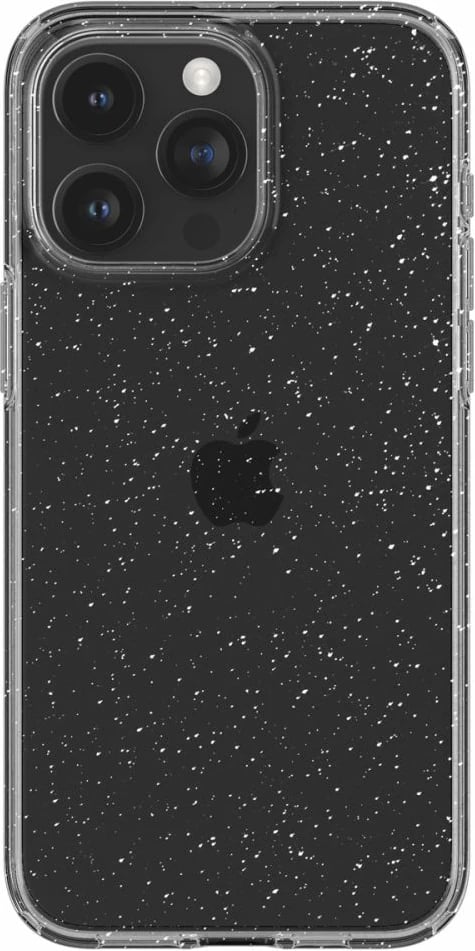 Mbështjellës Spigen Liquid Crystal Glitter për iPhone 15 Pro Max, Transparent me shkëlqim