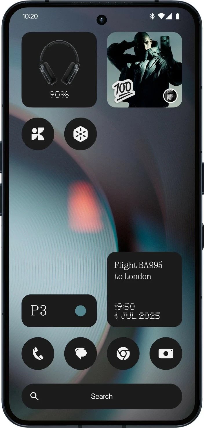 Celular Nothing Phone (3) 5G, 12GB RAM, 256GB, black