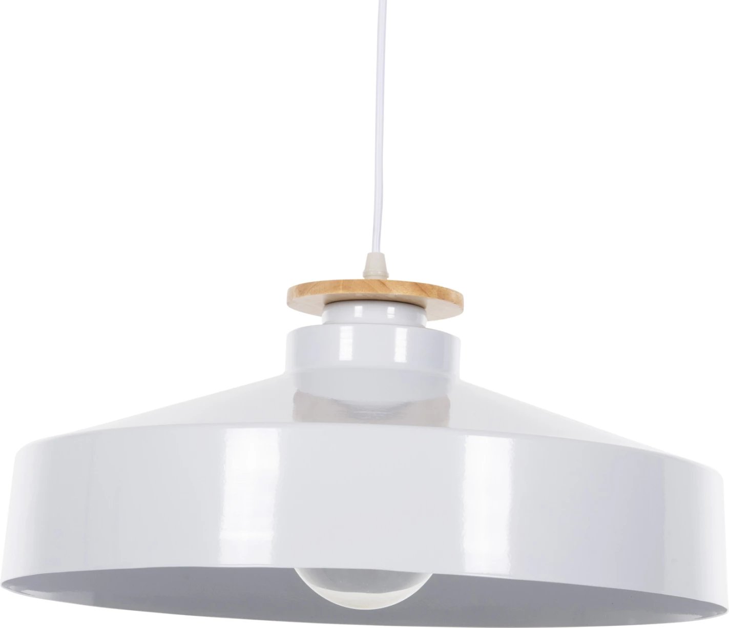 Llambë varëse për tavan, kapak metali i bardhë, FH4159.02, Φ40x116H cm